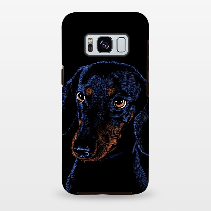 Galaxy S8 plus StrongFit Dachshund puppies dog by Alberto