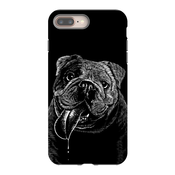 iPhone 8 plus StrongFit Bulldog dog by Alberto