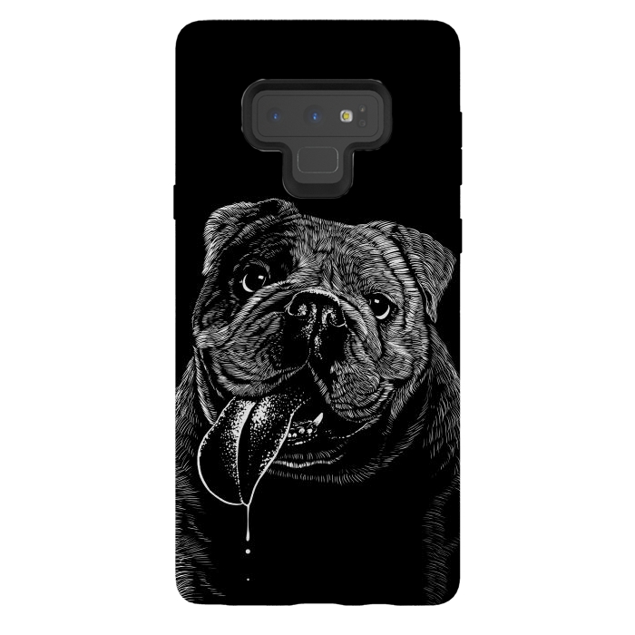 Galaxy Note 9 StrongFit Bulldog dog by Alberto