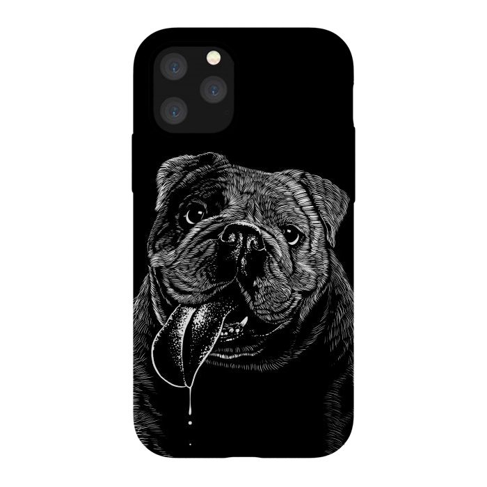 iPhone 11 Pro StrongFit Bulldog dog by Alberto