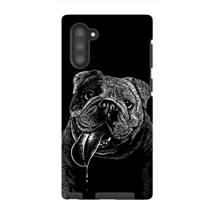 Galaxy Note 10 StrongFit Bulldog dog by Alberto