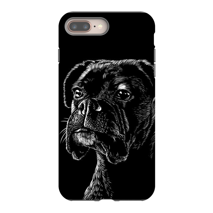 iPhone 7 plus StrongFit Boxer dog by Alberto