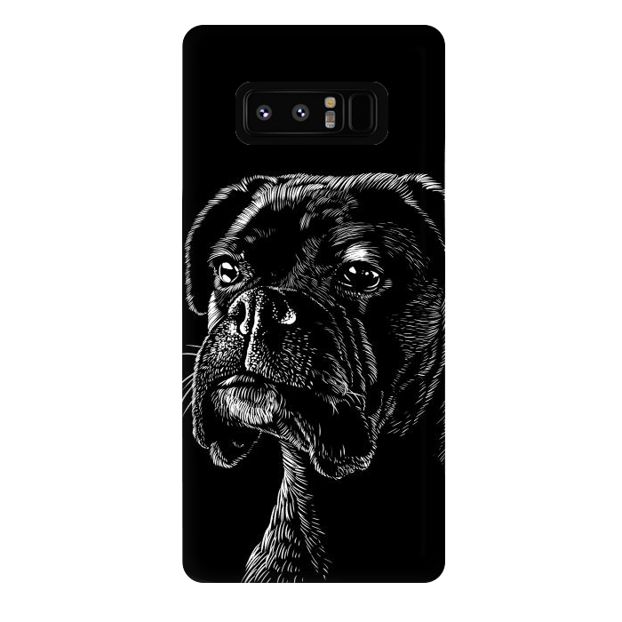 Galaxy Note 8 StrongFit Boxer dog by Alberto