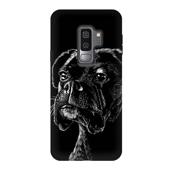 Galaxy S9 plus StrongFit Boxer dog by Alberto