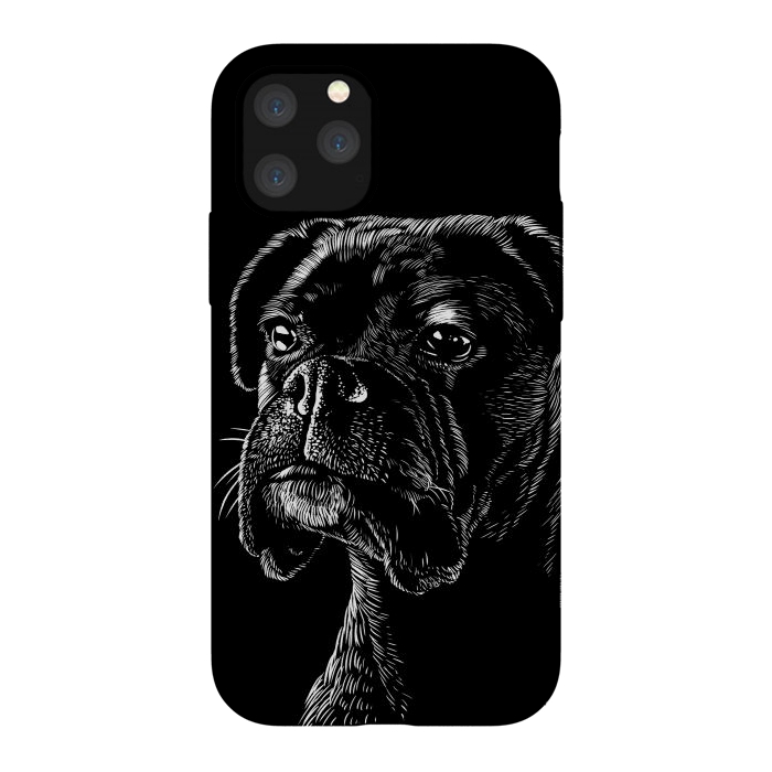 iPhone 11 Pro StrongFit Boxer dog by Alberto