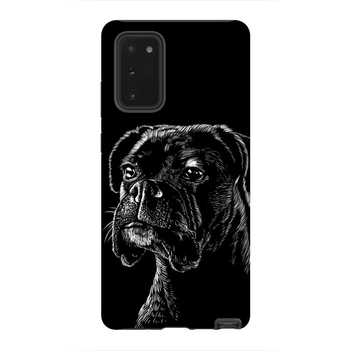 Galaxy Note 20 StrongFit Boxer dog by Alberto