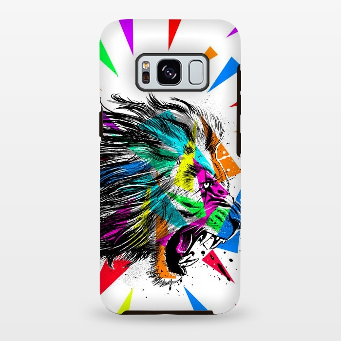 Galaxy S8 plus StrongFit Sketch lion triangle by Alberto