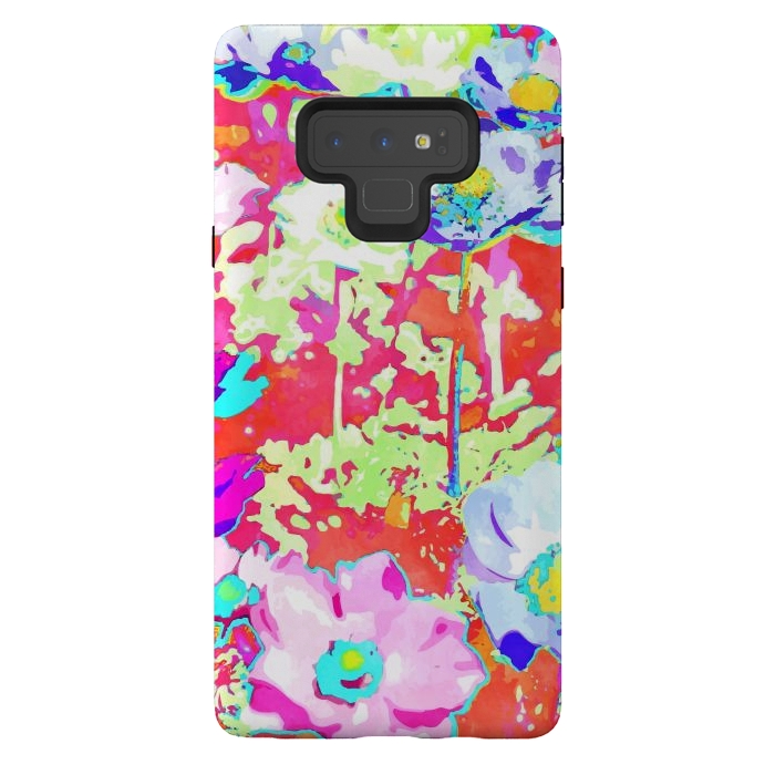 Galaxy Note 9 StrongFit Floral Ecstasy by Uma Prabhakar Gokhale