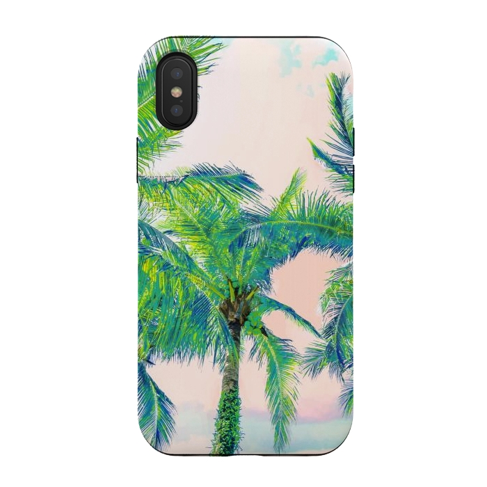 iPhone Xs / X StrongFit Dreamy Palms by Uma Prabhakar Gokhale