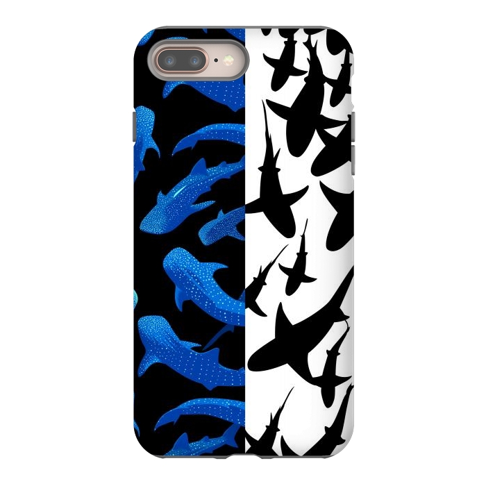 iPhone 7 plus StrongFit Shark whale pattern by Alberto