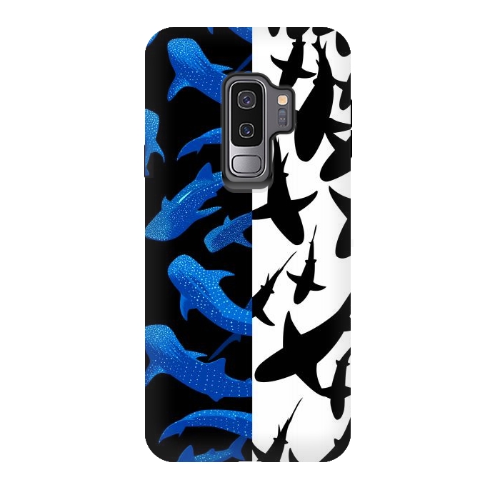 Galaxy S9 plus StrongFit Shark whale pattern by Alberto