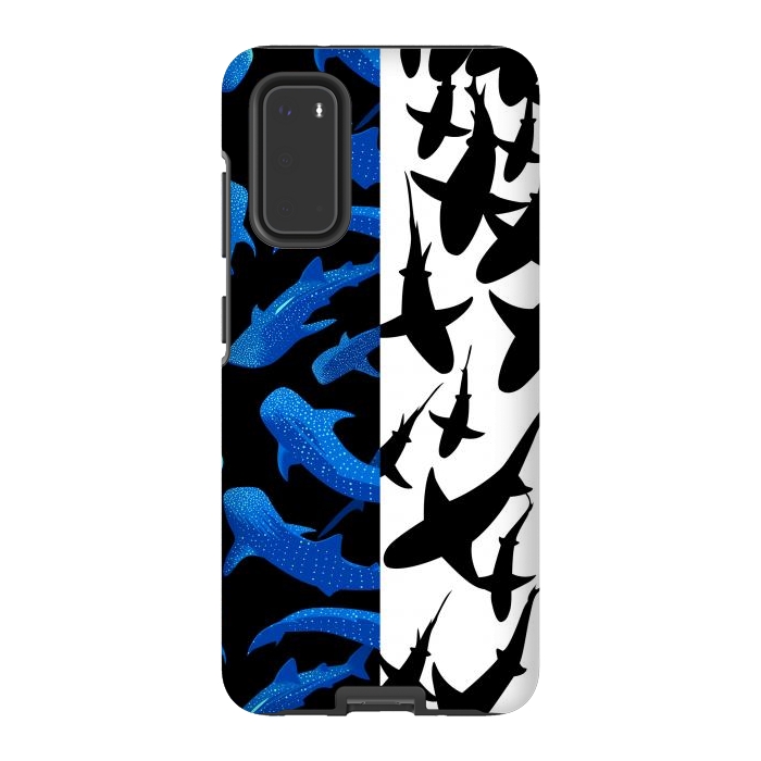 Galaxy S20 StrongFit Shark whale pattern by Alberto