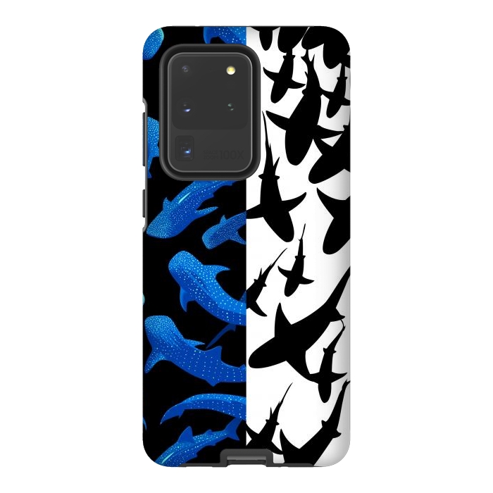 Galaxy S20 Ultra StrongFit Shark whale pattern by Alberto