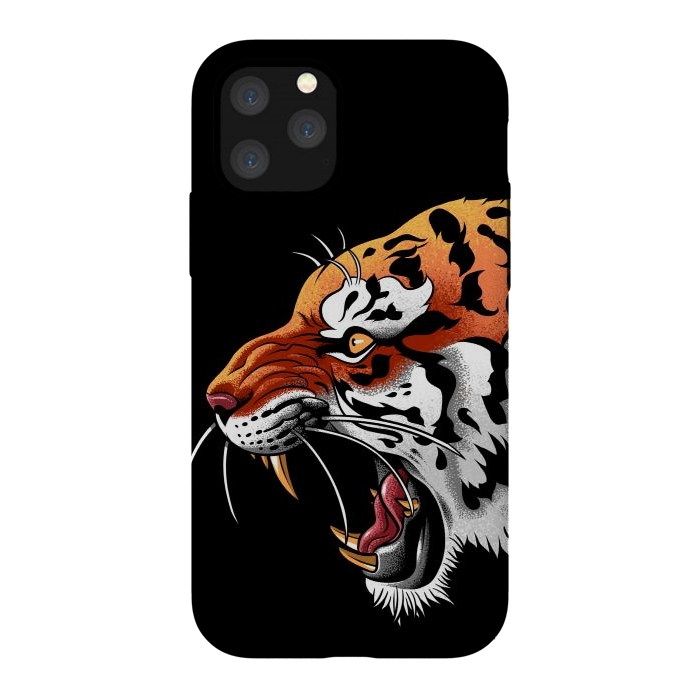 iPhone 11 Pro StrongFit Tiger tattoo attack by Alberto