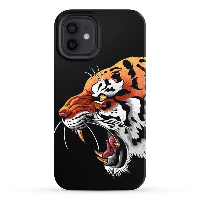 iPhone 12 StrongFit Tiger tattoo attack by Alberto