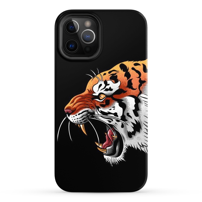 iPhone 12 Pro Max StrongFit Tiger tattoo attack by Alberto