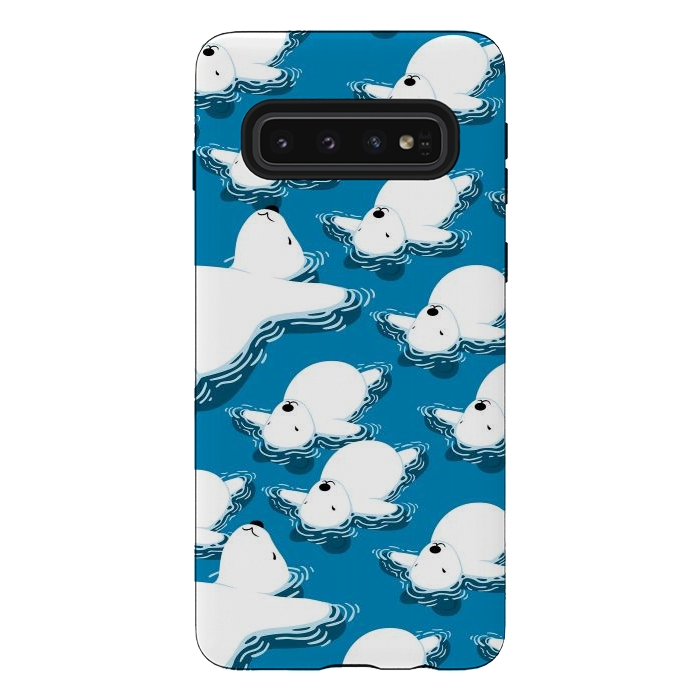Galaxy S10 StrongFit Climate change Polar bear by Alberto