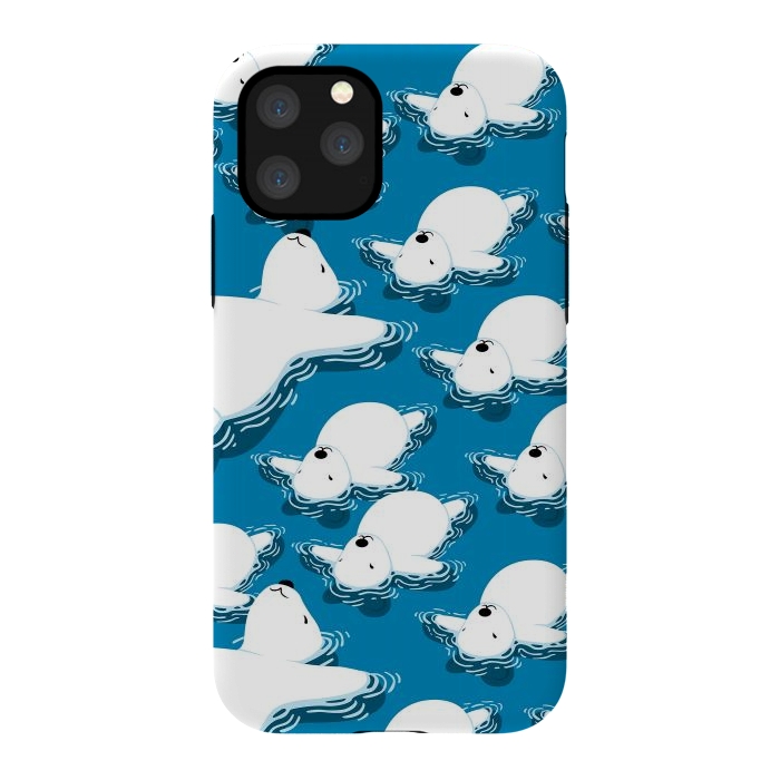 iPhone 11 Pro StrongFit Climate change Polar bear by Alberto