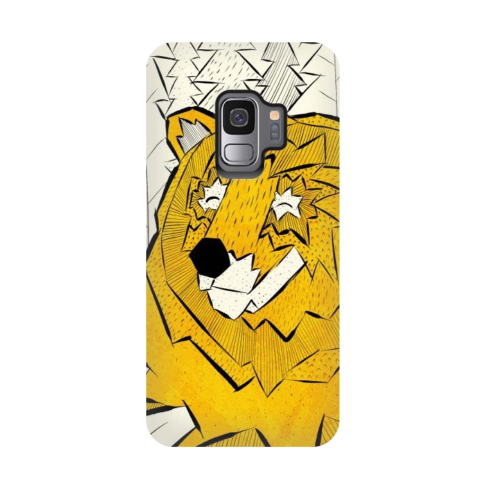 Galaxy S9 StrongFit Golden bear by Steve Wade (Swade)