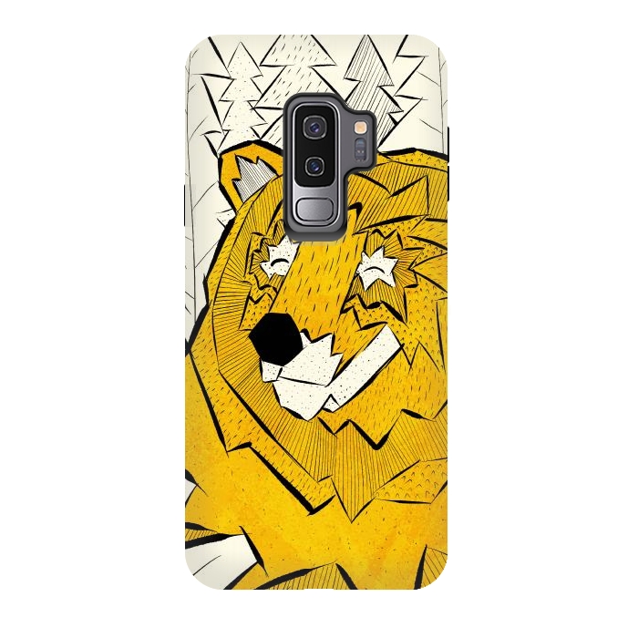 Galaxy S9 plus StrongFit Golden bear by Steve Wade (Swade)