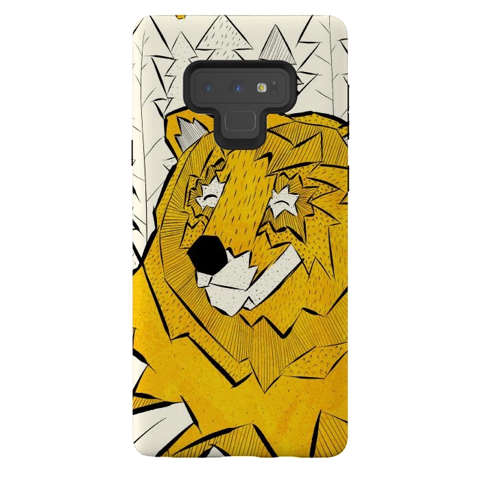 Galaxy Note 9 StrongFit Golden bear by Steve Wade (Swade)