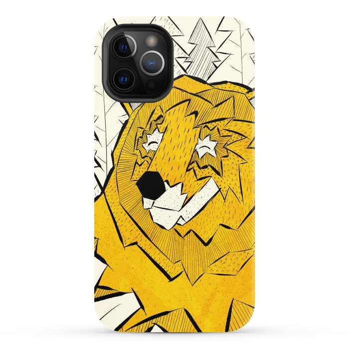 iPhone 12 Pro StrongFit Golden bear by Steve Wade (Swade)