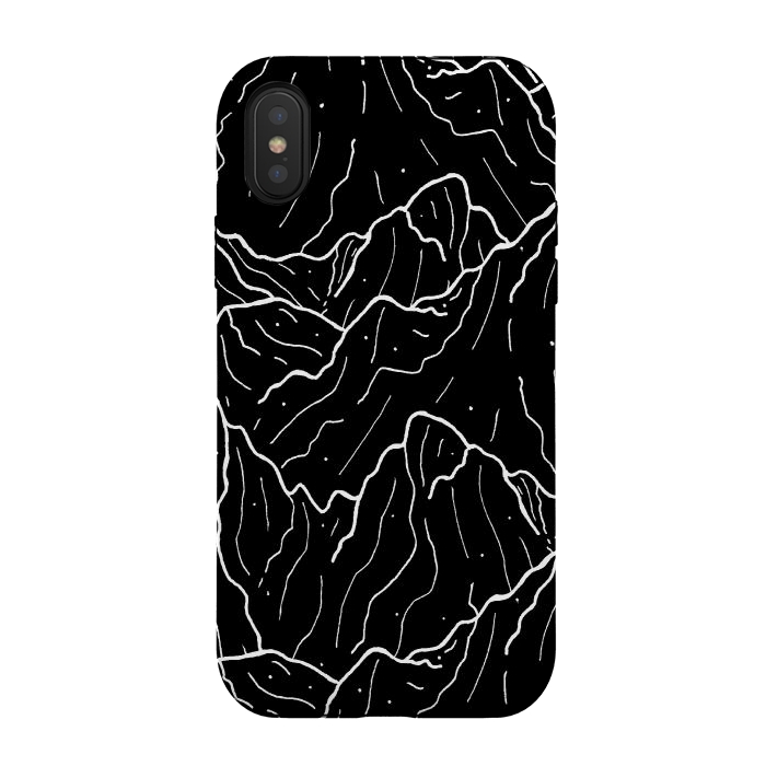 iPhone Xs / X StrongFit The mountains of shadow by Steve Wade (Swade)