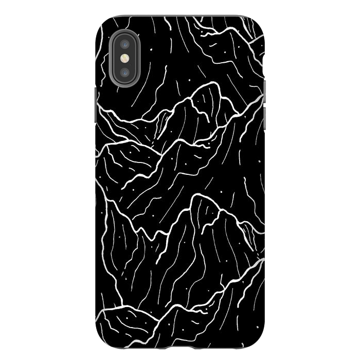 iPhone Xs Max StrongFit The mountains of shadow by Steve Wade (Swade)