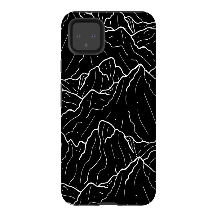 Pixel 4XL StrongFit The mountains of shadow by Steve Wade (Swade)
