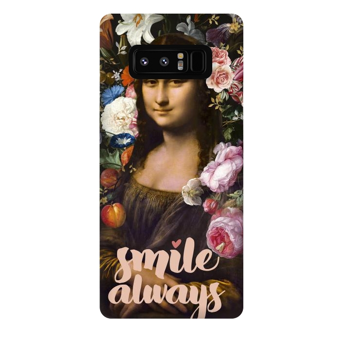 Galaxy Note 8 StrongFit Smile Always, Mona Lisa by amini54