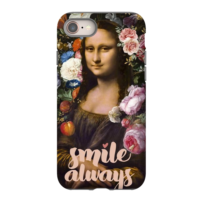 iPhone 8 StrongFit Smile Always, Mona Lisa by amini54
