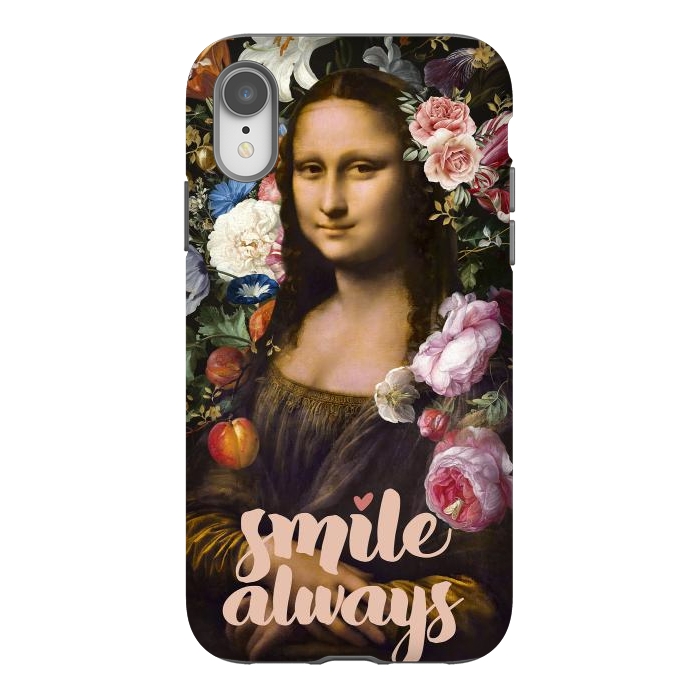iPhone Xr StrongFit Smile Always, Mona Lisa by amini54