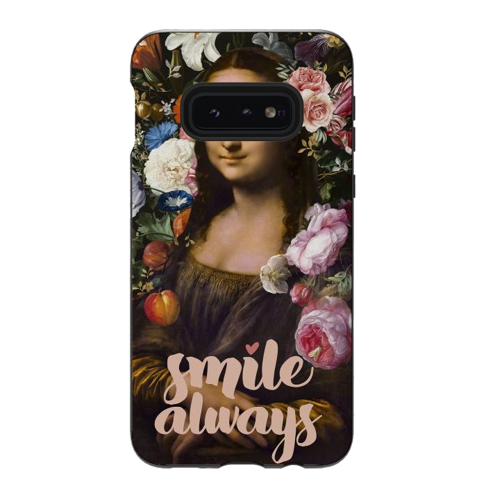 Galaxy S10e StrongFit Smile Always, Mona Lisa by amini54