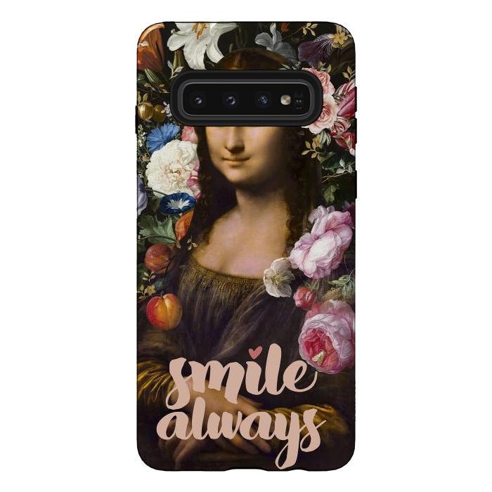 Galaxy S10 StrongFit Smile Always, Mona Lisa by amini54
