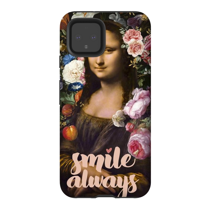 Pixel 4 StrongFit Smile Always, Mona Lisa by amini54