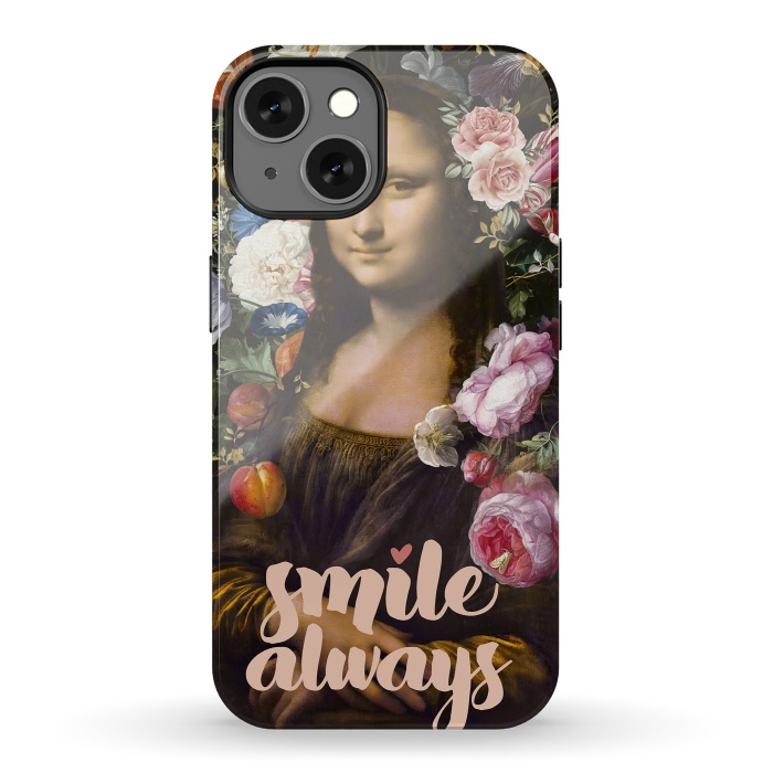 iPhone 13 StrongFit Smile Always, Mona Lisa by amini54