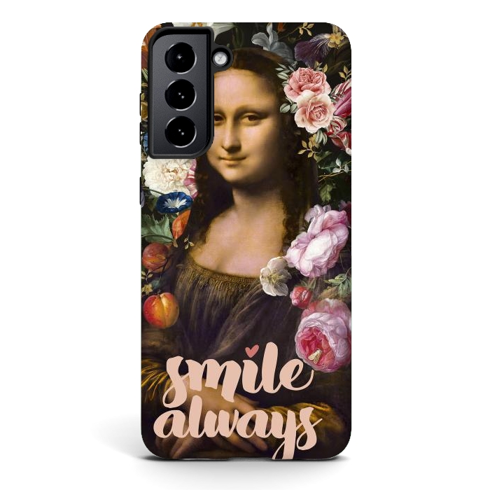 Galaxy S21 plus StrongFit Smile Always, Mona Lisa by amini54