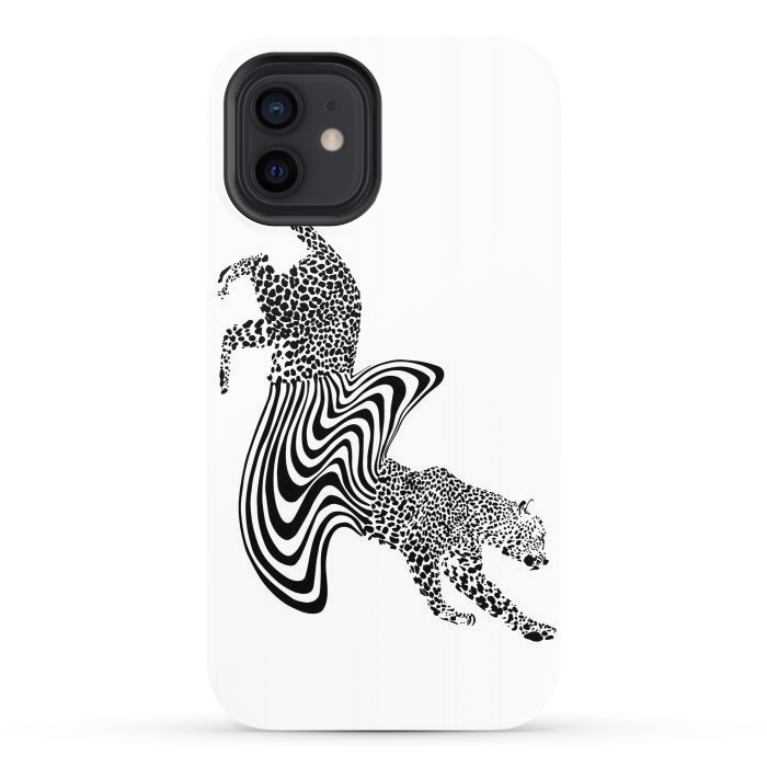 iPhone 12 StrongFit Cheetah Melt  by ECMazur 