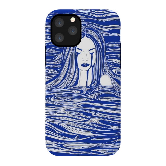 iPhone 11 Pro StrongFit Blue Sea Nymph by ECMazur 