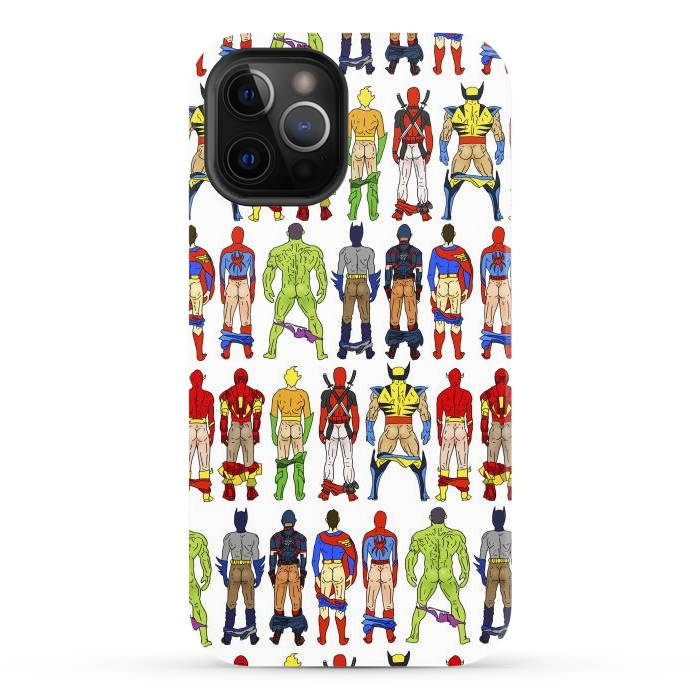 iPhone 12 Pro Max StrongFit Superhero Butts by Notsniw