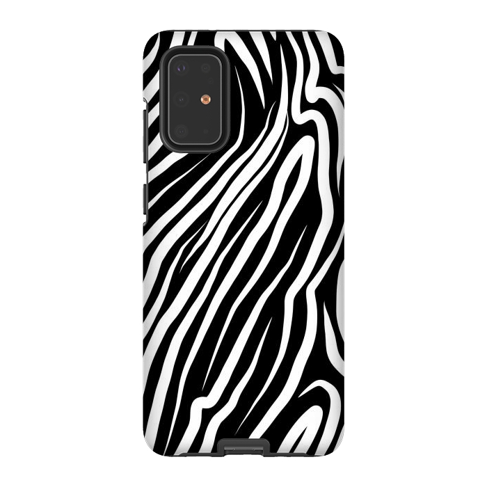 Galaxy S20 Plus StrongFit Zebra work abstract by Josie