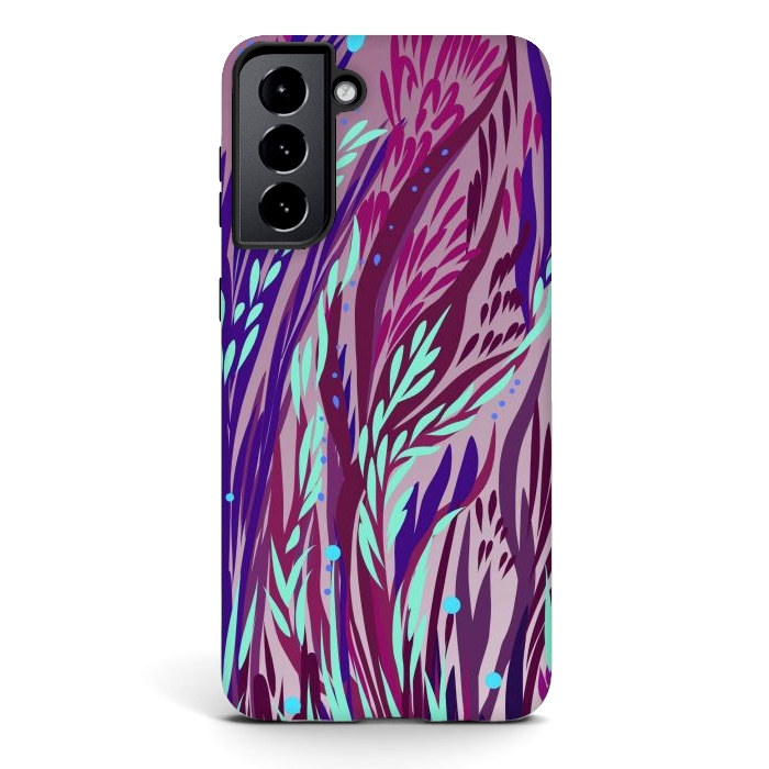 Galaxy S21 StrongFit Floral collection  by Josie