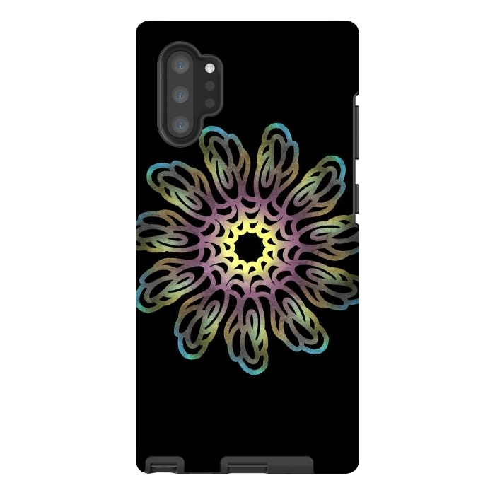 Galaxy Note 10 plus StrongFit Mandala art  by Josie