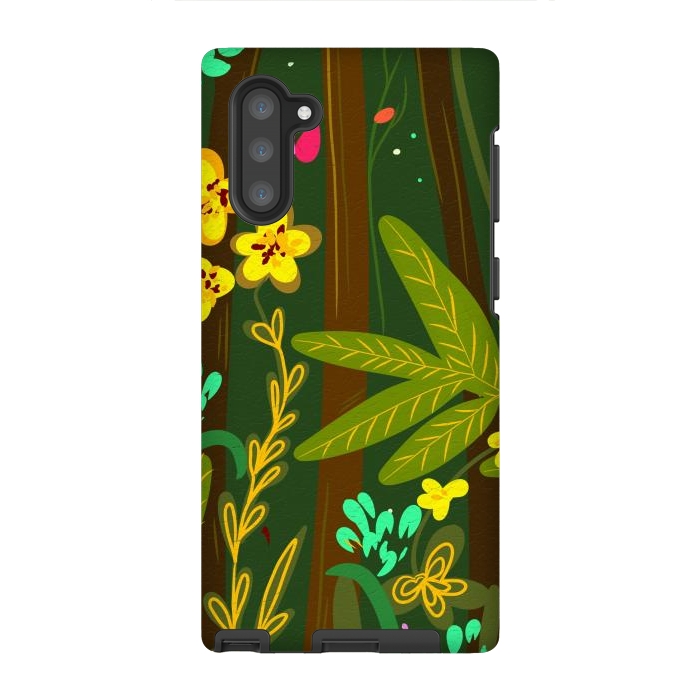 Galaxy Note 10 StrongFit Mystic garden by Josie