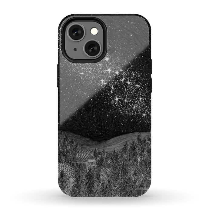 iPhone 13 mini StrongFit Sleeping Under the Stars by ECMazur 