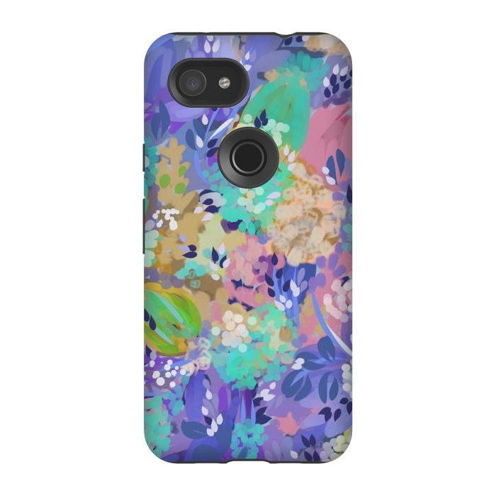 Pixel 3A StrongFit River of Flowers by Josie