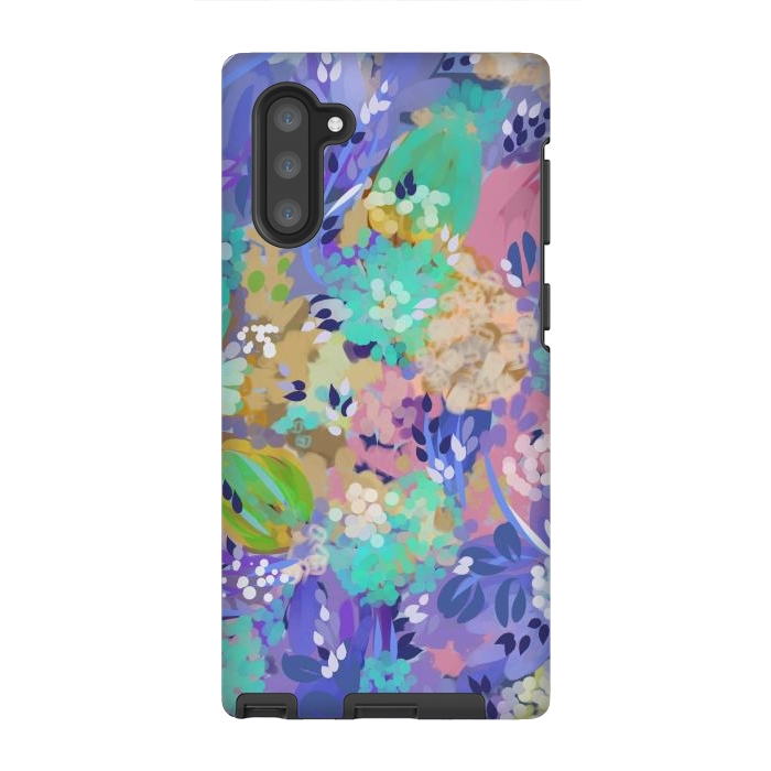 Galaxy Note 10 StrongFit River of Flowers by Josie