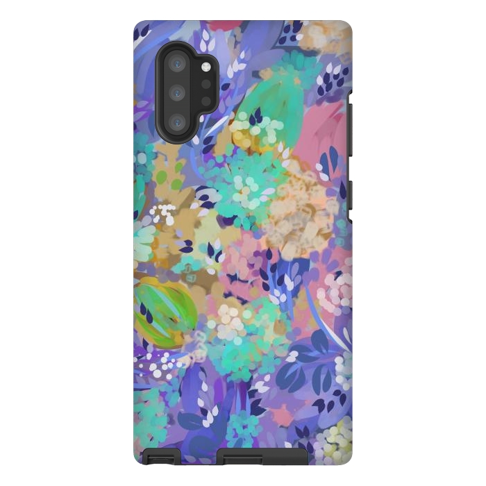 Galaxy Note 10 plus StrongFit River of Flowers by Josie