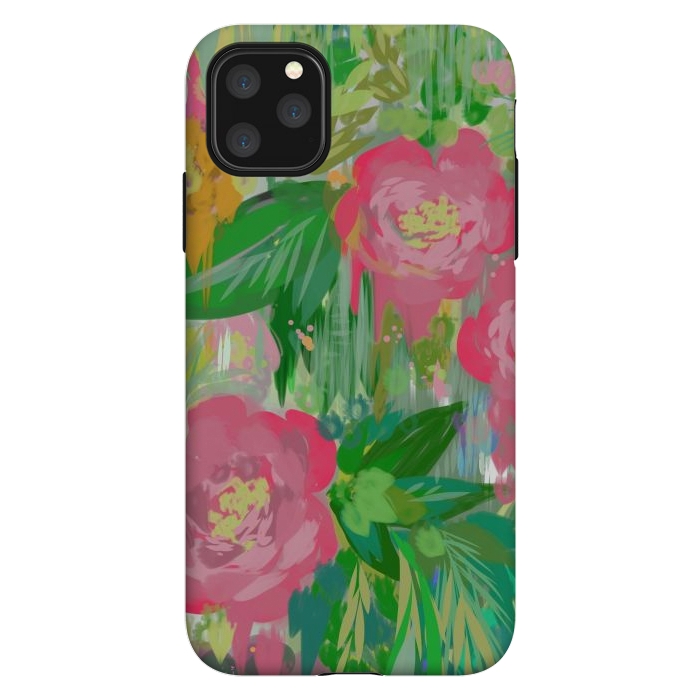 iPhone 11 Pro Max StrongFit Wild Roses by Josie