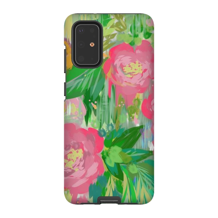 Galaxy S20 Plus StrongFit Wild Roses by Josie